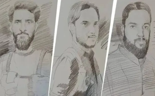 কাশ্মিরে জঙ্গি হামলায় নিহত ২৬ পর্যটক | তিন সন্দেহভাজনের স্কেচ প্রকাশ