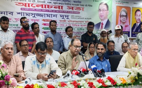 দ্রুত নির্বাচনই সংকট নিরসনের পথ: বিএনপির শামসুজ্জামান দুদু