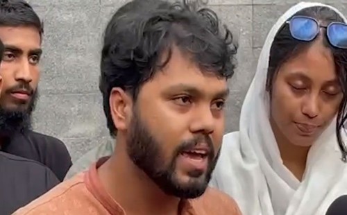 ঢাকা-৮ আসনে স্বতন্ত্র প্রার্থী শরিফ ওসমান হাদীর ঘোষণা