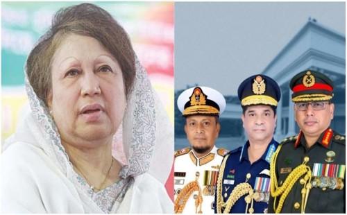 গুরুতর অসুস্থ খালেদা জিয়াকে দেখতে হাসপাতালে তিন বাহিনীর প্রধান, ফুসফুসে ইনফেকশন ধরা পড়ায় উদ্বেগ
