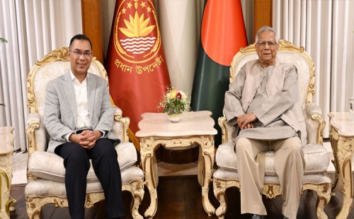 প্রধান উপদেষ্টা ড. ইউনূসকে তারেক রহমানের শুভেচ্ছা | যমুনায় জুবাইদা ও জাইমার ফুল