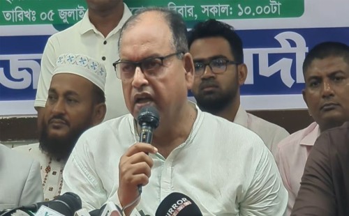 নেতাকর্মীদের ধৈর্য ধরার আহ্বান জানালেন বিএনপি নেতা শামসুজ্জামান দুদু
