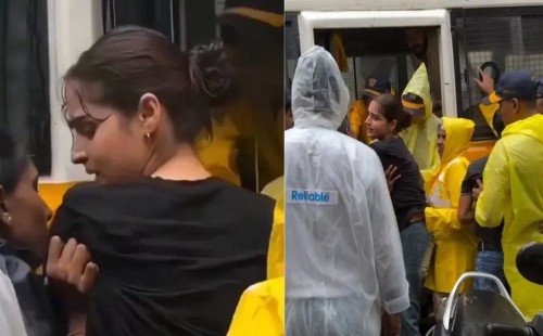 শিক্ষার্থীদের আন্দোলনে গিয়ে মুম্বাই পুলিশের হাতে আটক অভিনেত্রী আয়েশা খান